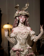 Love Fishbone Rococo Top Set / DR08