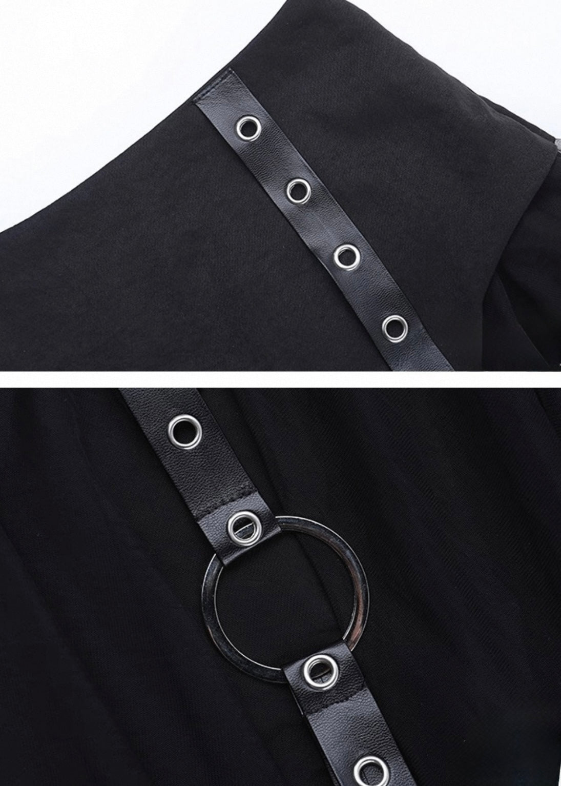 サスペンダーロングレーススカート / vo1277