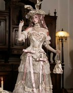 Basel French Elegant Long Tailored Skirt Set / DR02