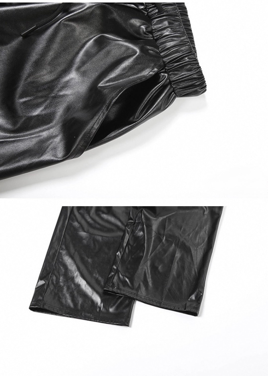 PUレザーパンツワイド / VO1308