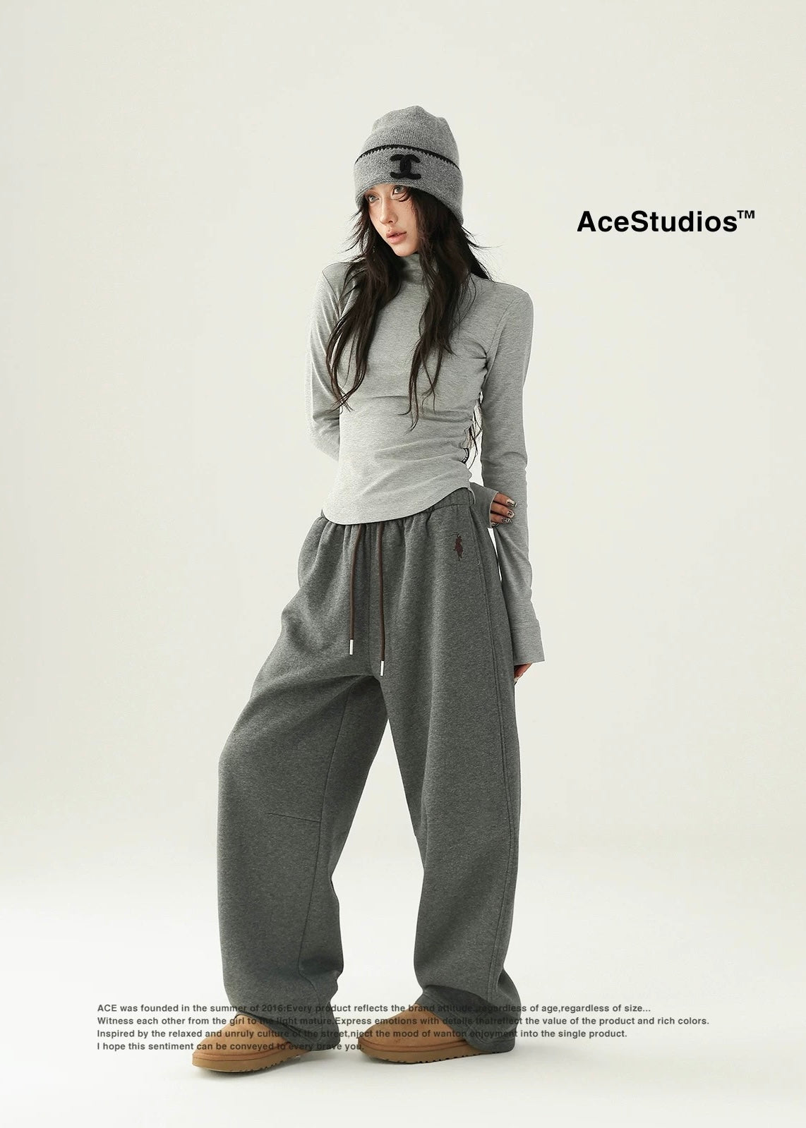 drawstring sweatpants / AS1173 