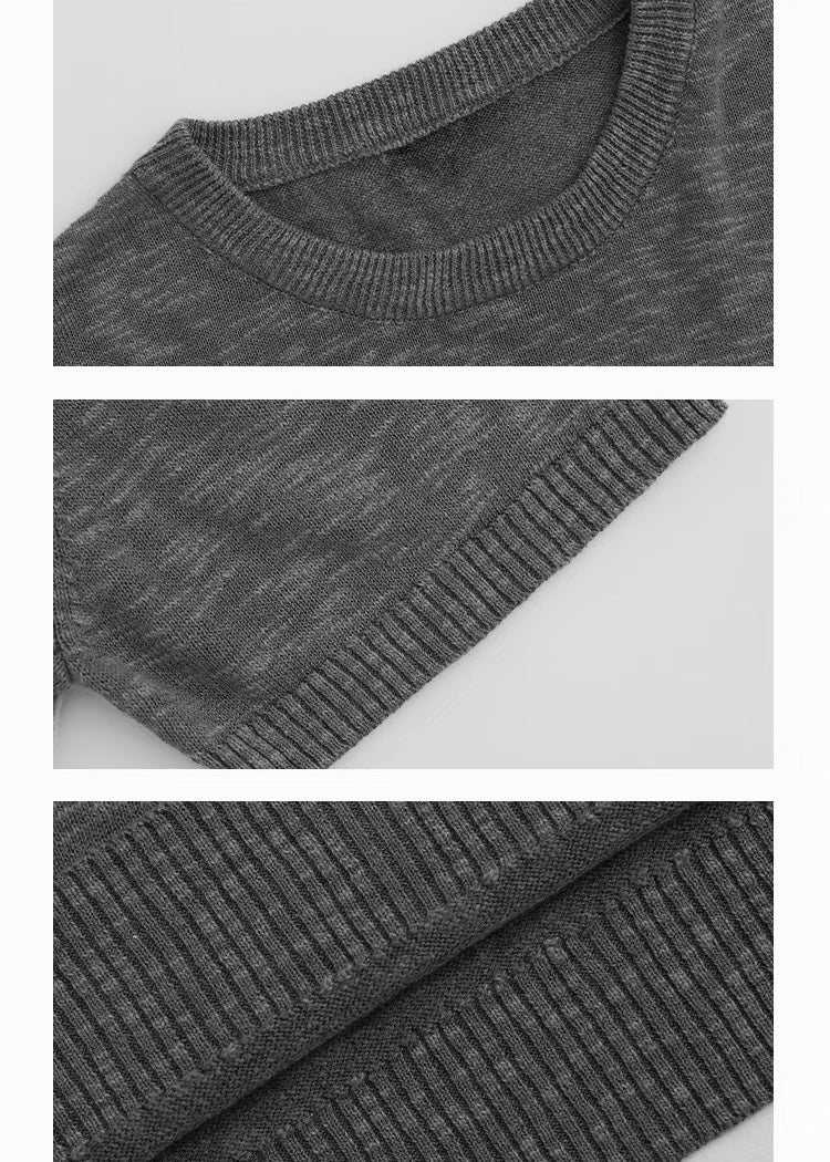Simple knit comfort T-shirt / AS1249