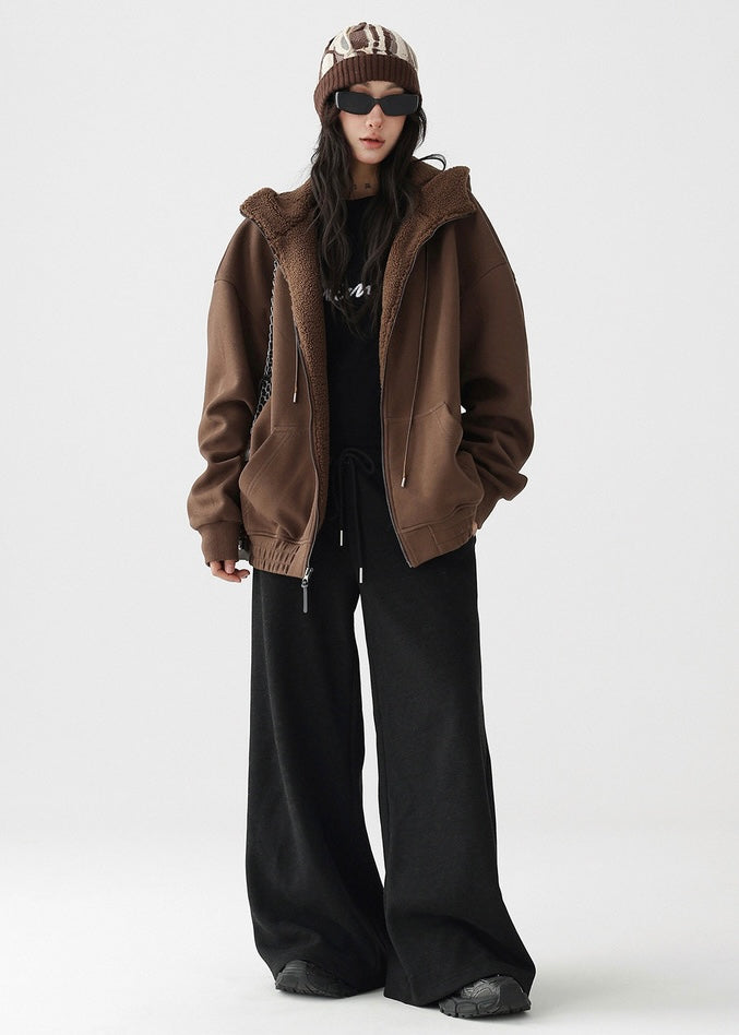 fleece parka jacket / AS1197 