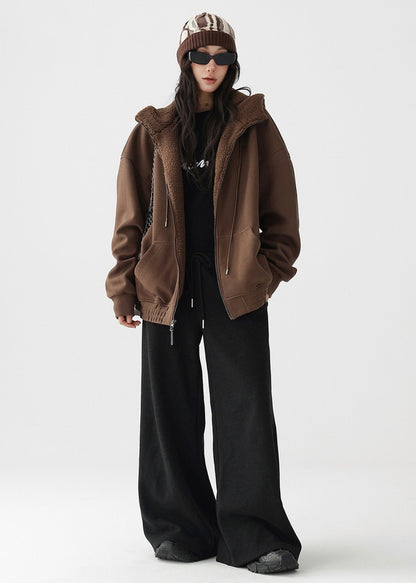 fleece parka jacket / AS1197 