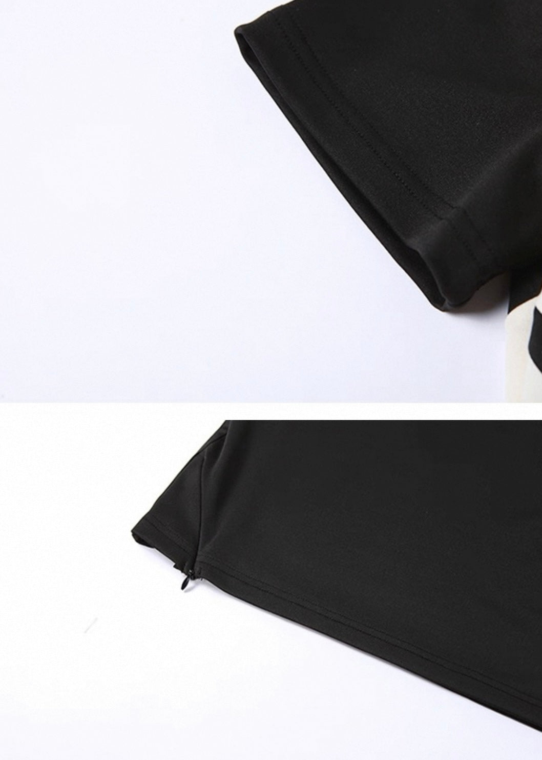 襟付きバイカラーミニワンピ / VO1225