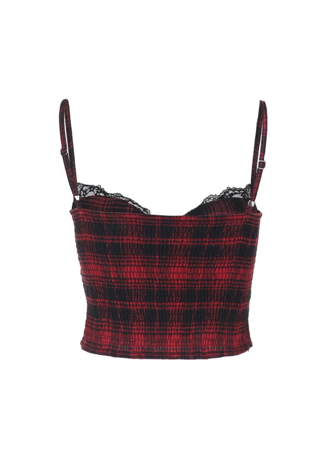 チェック柄パッド付きキャミソール / VO1172