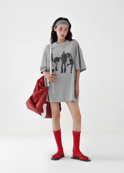 Portrait Round Neck T-Shirt / AS1271