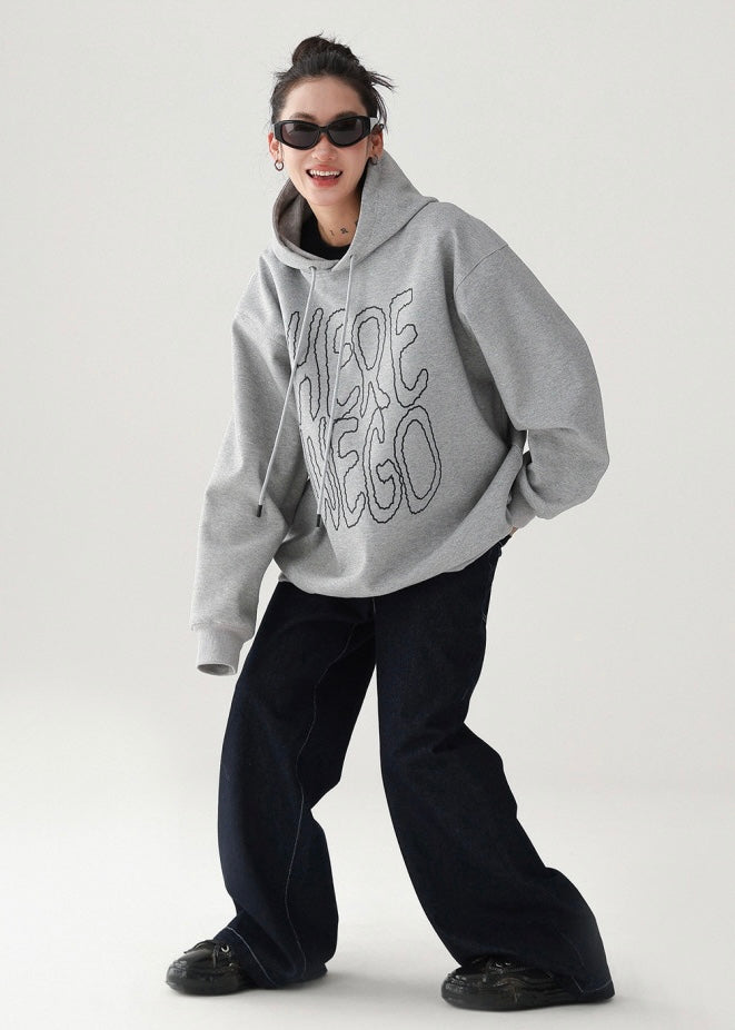 Drawstring pullover hoodie / AS1192 