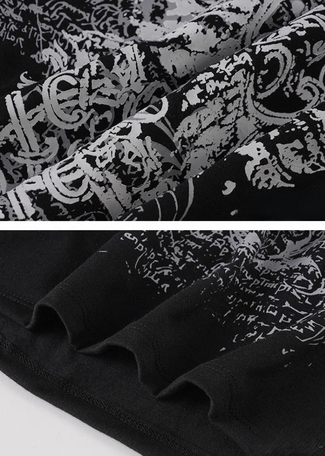 リベットプリントフーディー / vo1282