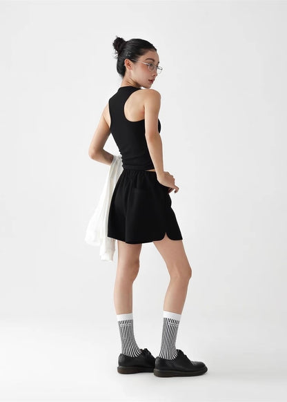 Slim fit sleeveless top / AS1290