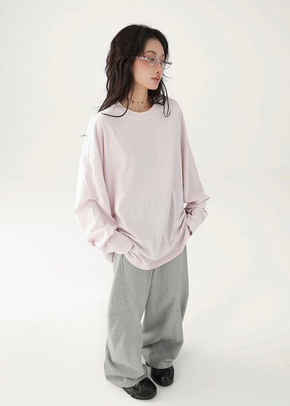 All-match loose long T-shirt / AS1199 