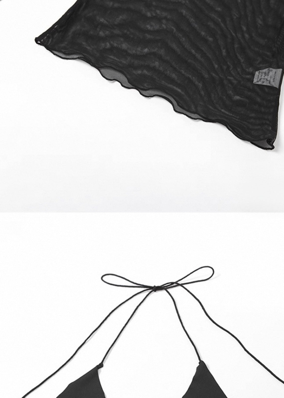 メッシュシースルー長袖シャツ / VO1192