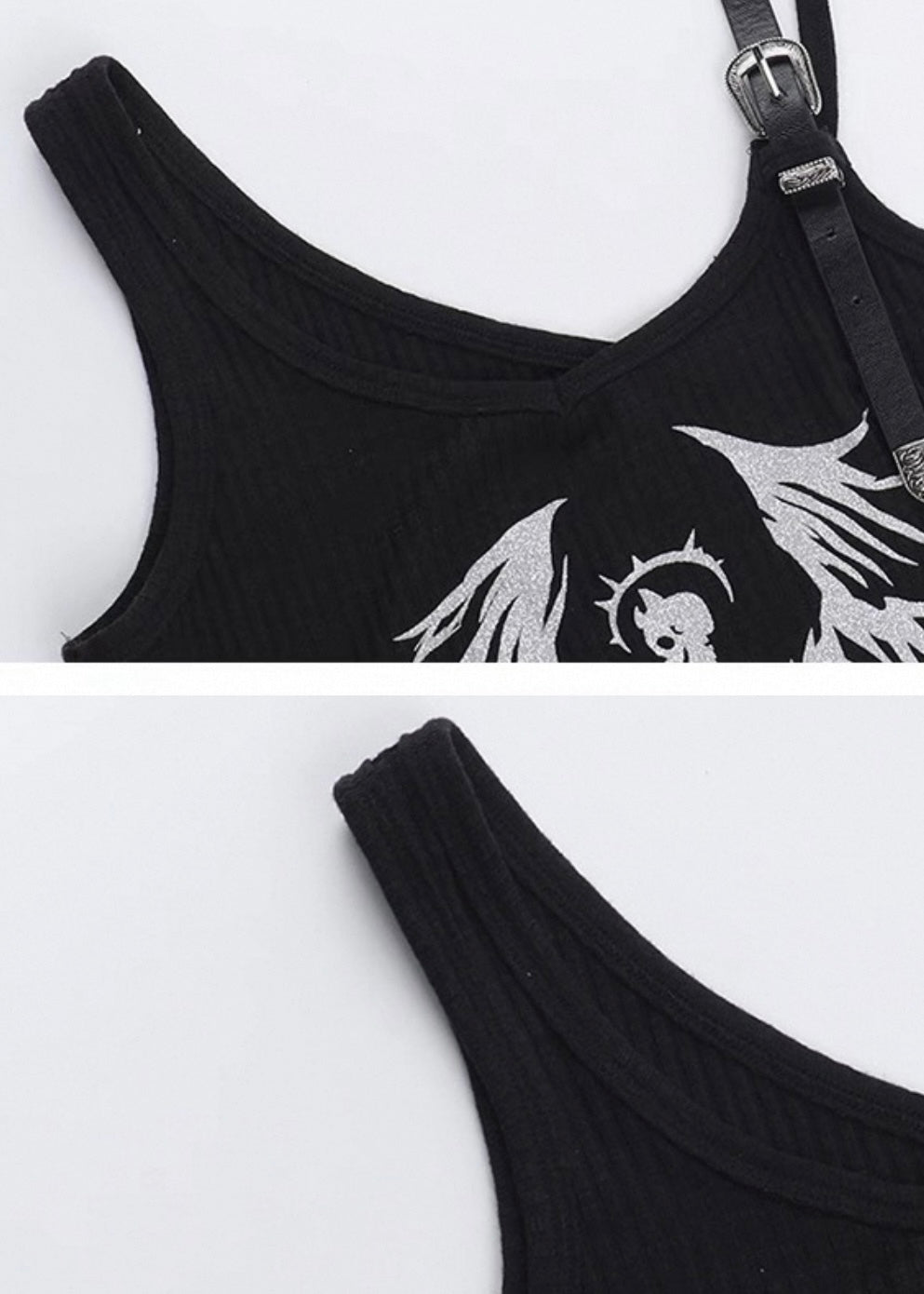 ダークプリントキャミトップス / VO1236