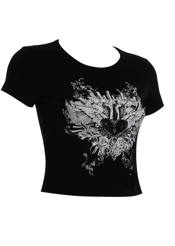 サブカルプリント半袖シャツ / VO1134