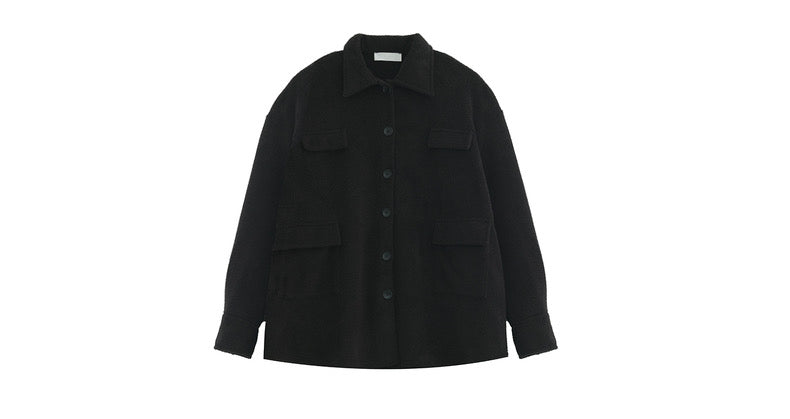 retro street black jacket / AS1137 