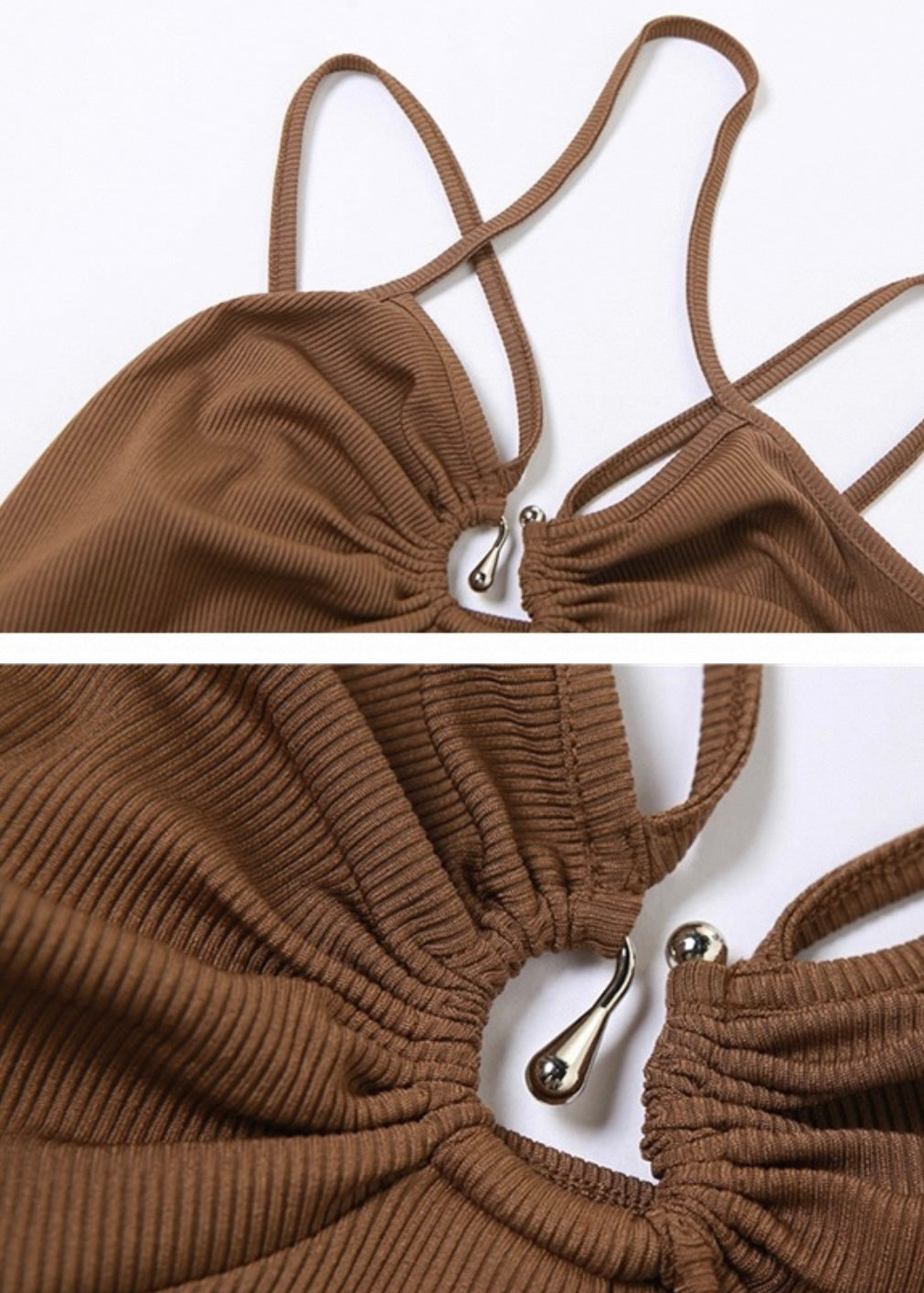 クロスフロントバックレスキャミソール / VO1199