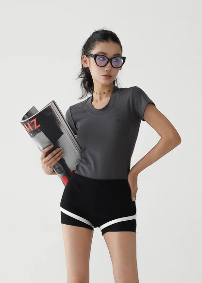 Two-piece casual fit short hot pants / AS1284