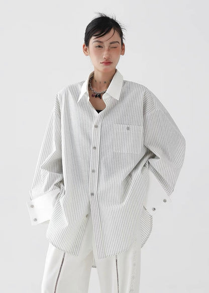 Striped design style shirt / AS1320