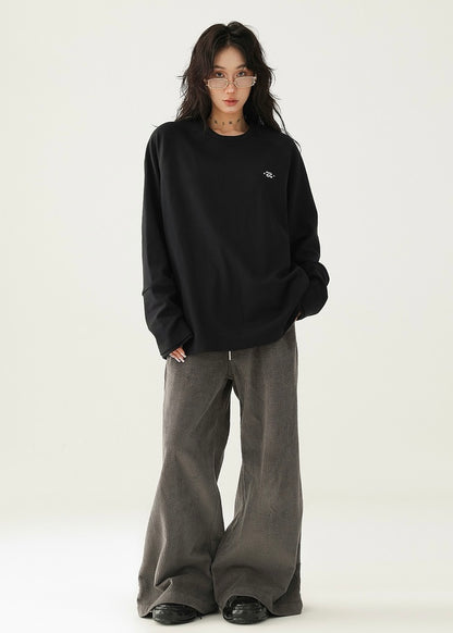 one-point sweatshirt / AS1181 