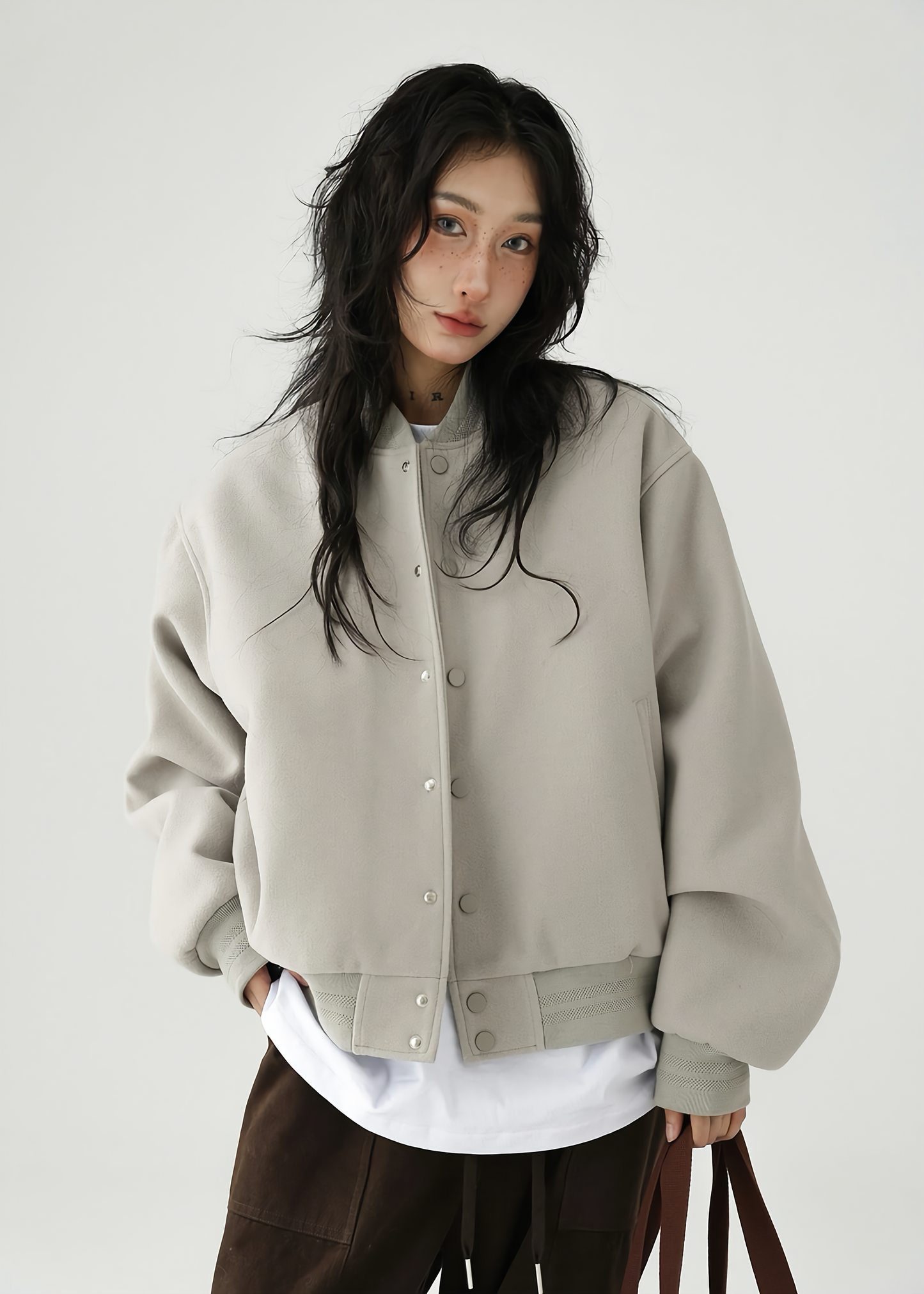 baseball jersey padded jacket / AS1130 