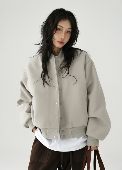 baseball jersey padded jacket / AS1130 