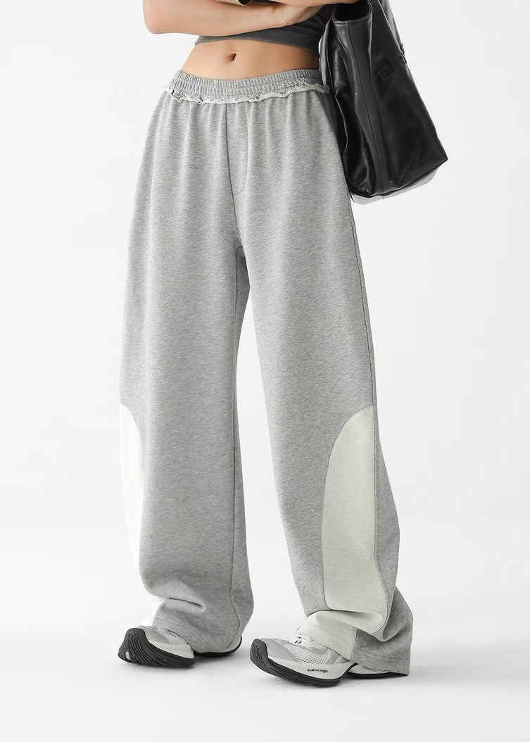Design contrast sweatpants / AS1325
