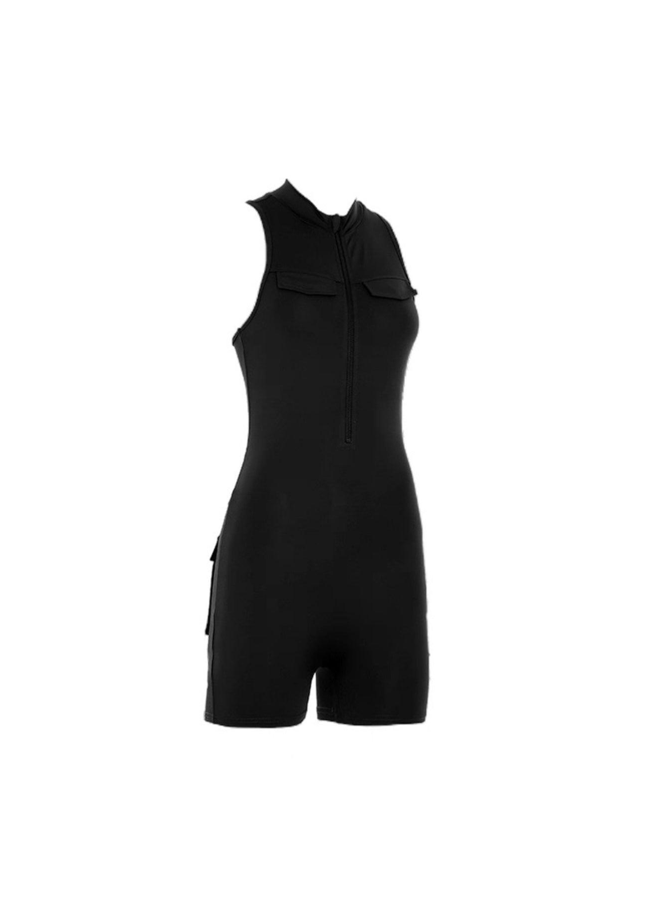 ハイネックジップアップボディスーツ / VO1224