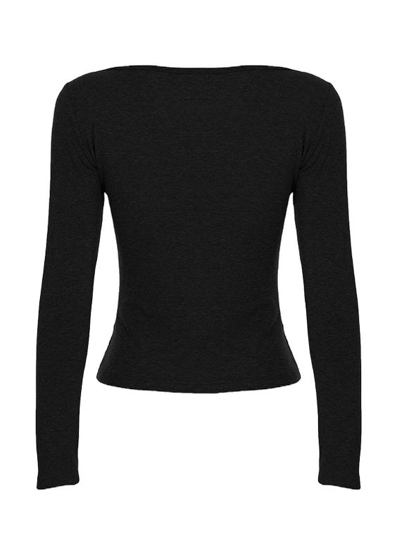 スタッズネックカットソー / vo1293