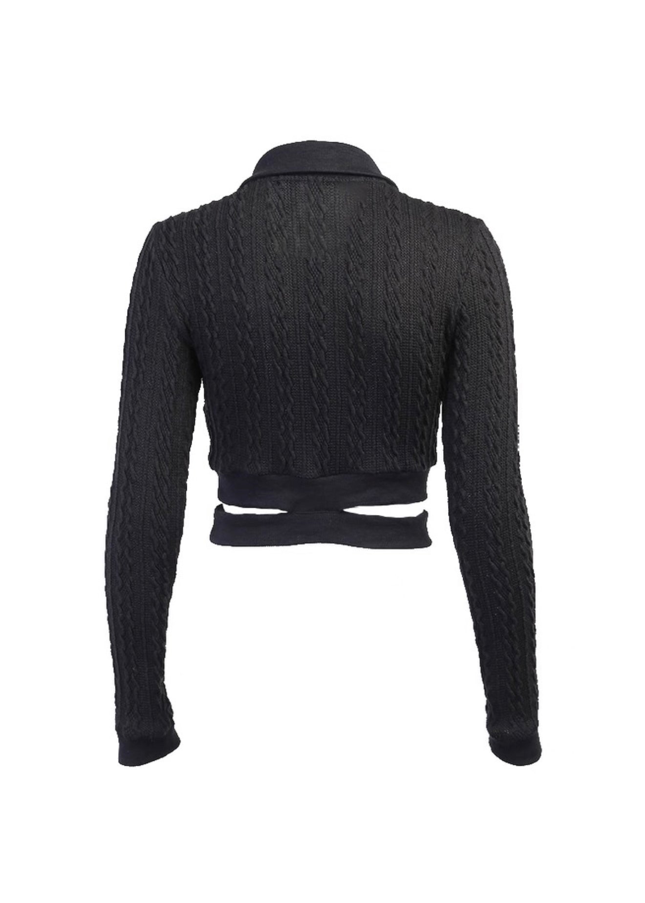 襟付きクロップドトップス / VO1149