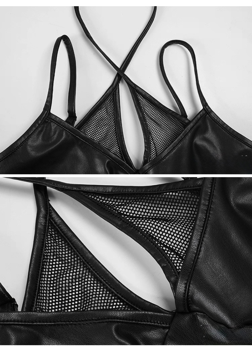 ホルターストラップスリムベストトップ / VO1101