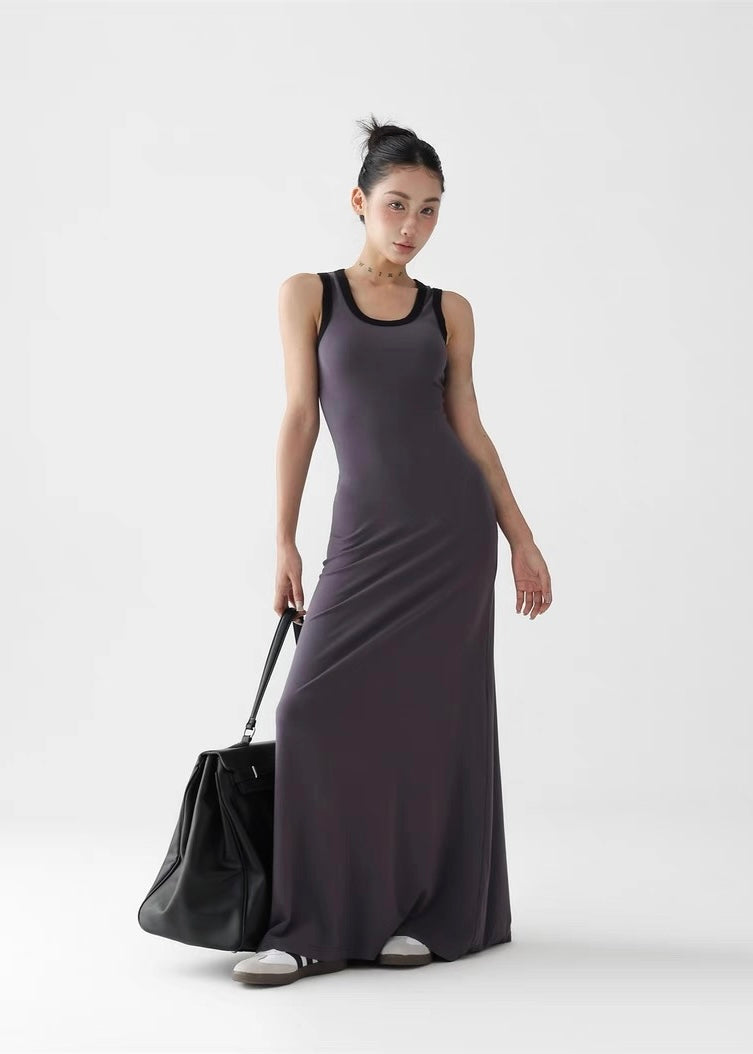 Casual Slim Long Dress / AS1272