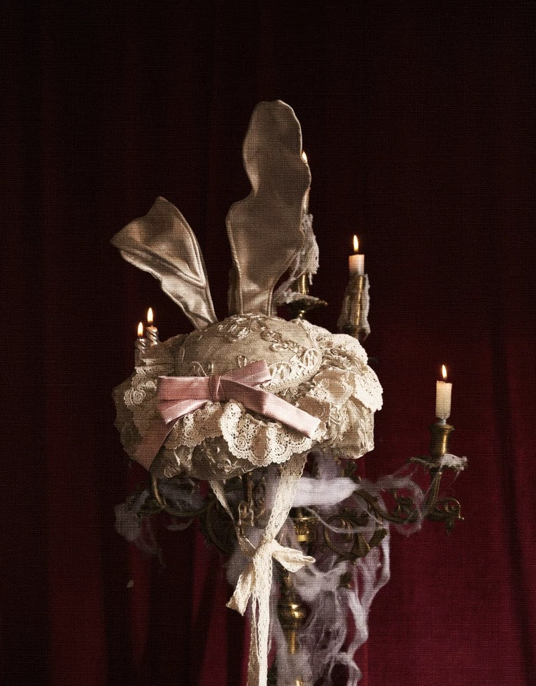 Doll Rococo Rabbit Ears & Cocktail Hat & Bonnet Hat / DR12