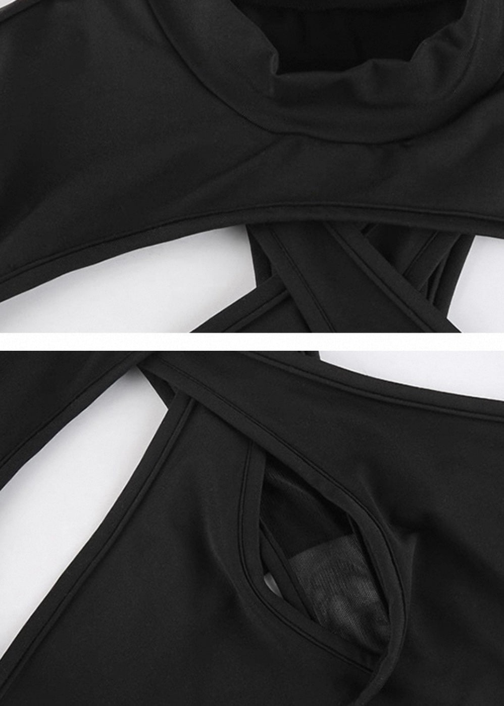 メッシュカットアウトボディスーツ / VO1221