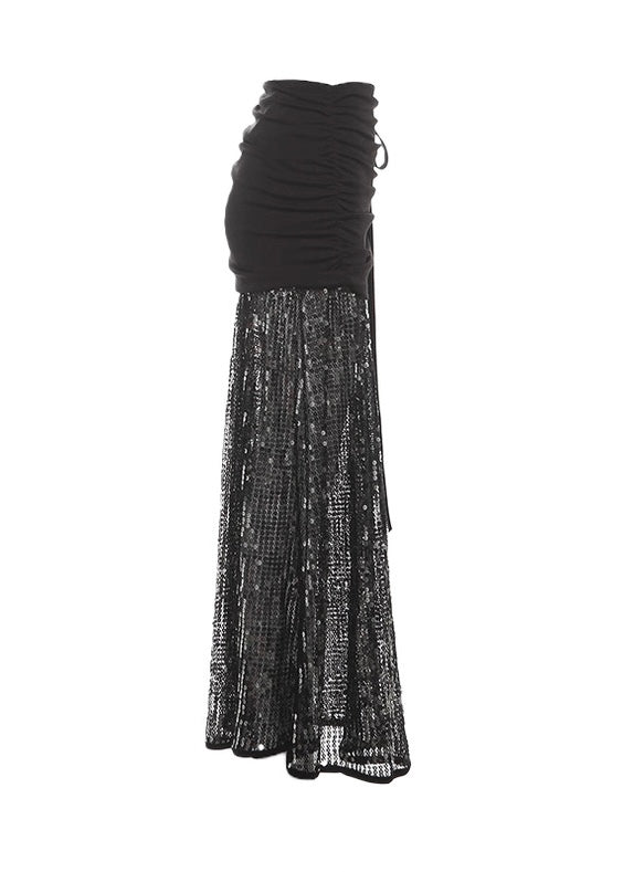 スパンコールミディスカート / VO1312