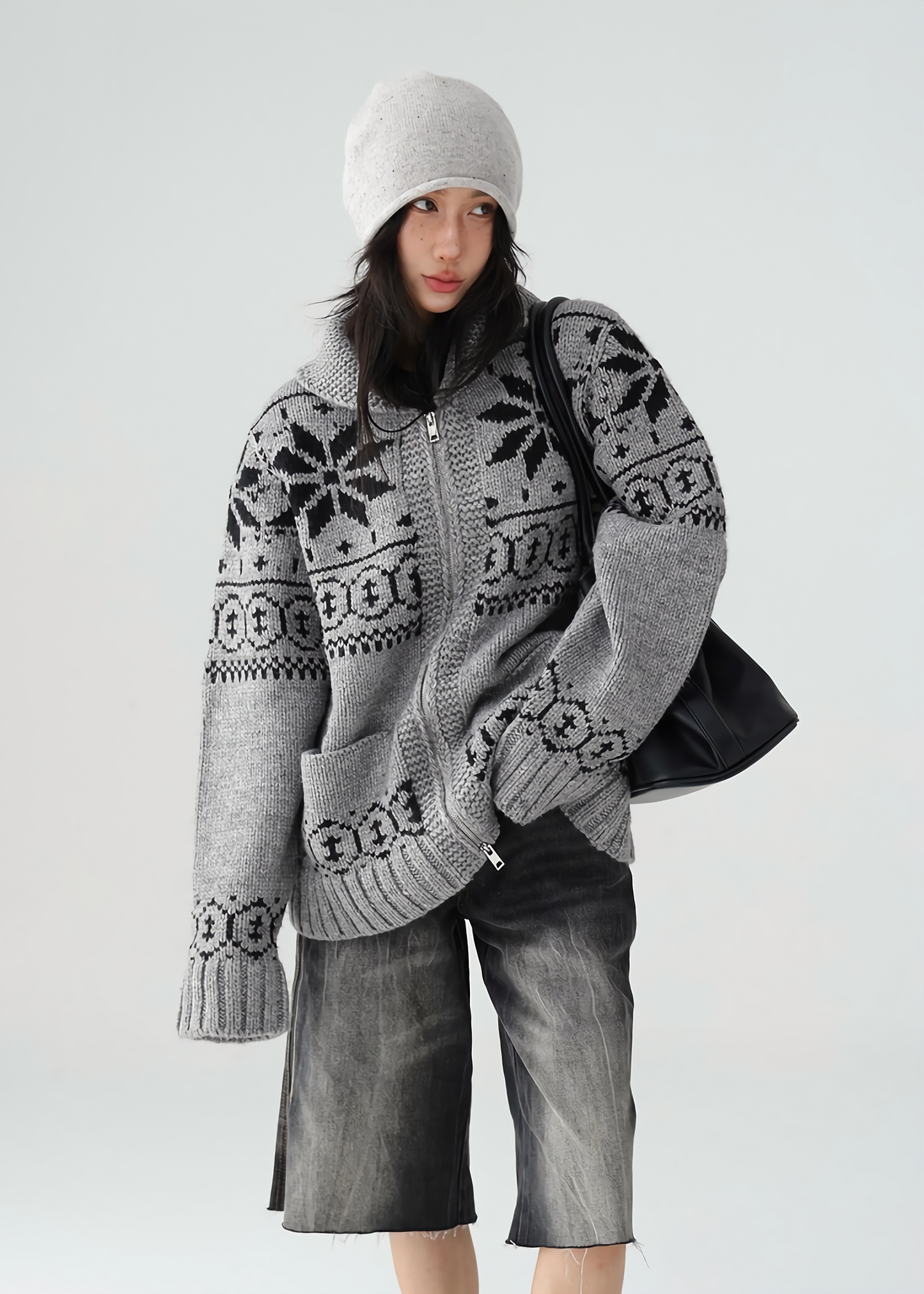 nordic cardigan sweater / AS1143