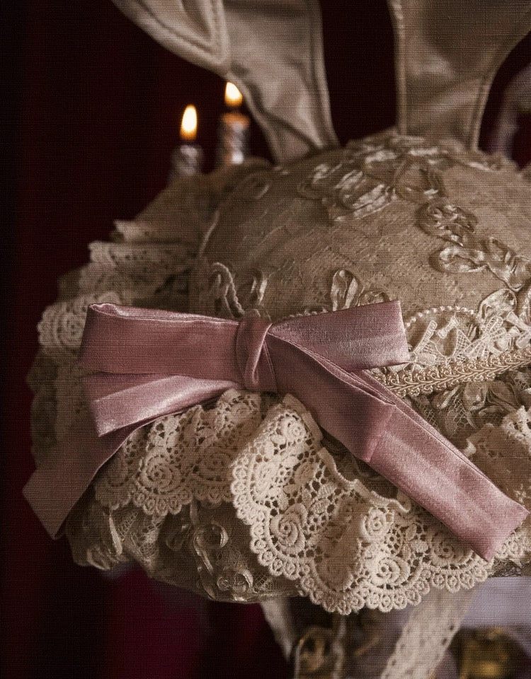 Doll Rococo Rabbit Ears & Cocktail Hat & Bonnet Hat / DR12