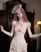 Cotton Love Bow Hollow Strap Dress / DR05