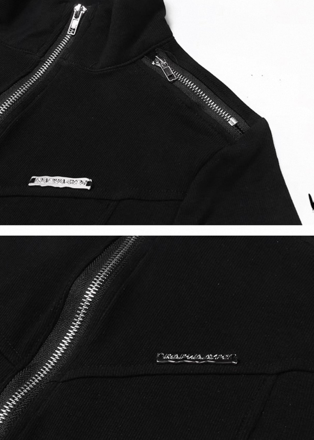 ダブルジップリブトップス / VO1227