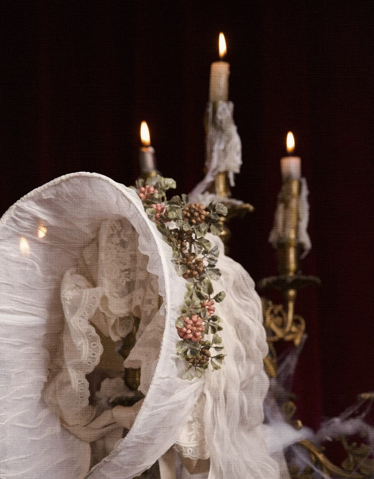 Doll Rococo Rabbit Ears & Cocktail Hat & Bonnet Hat / DR12