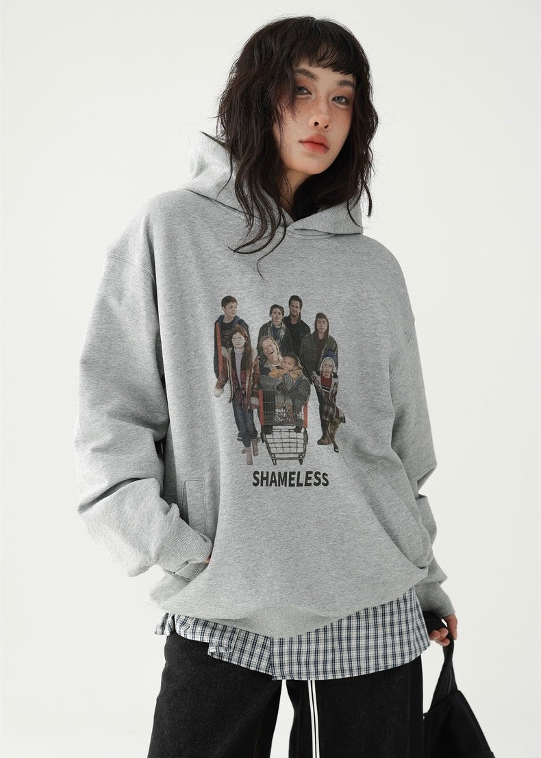 American retro pullover hoodie / AS1209 