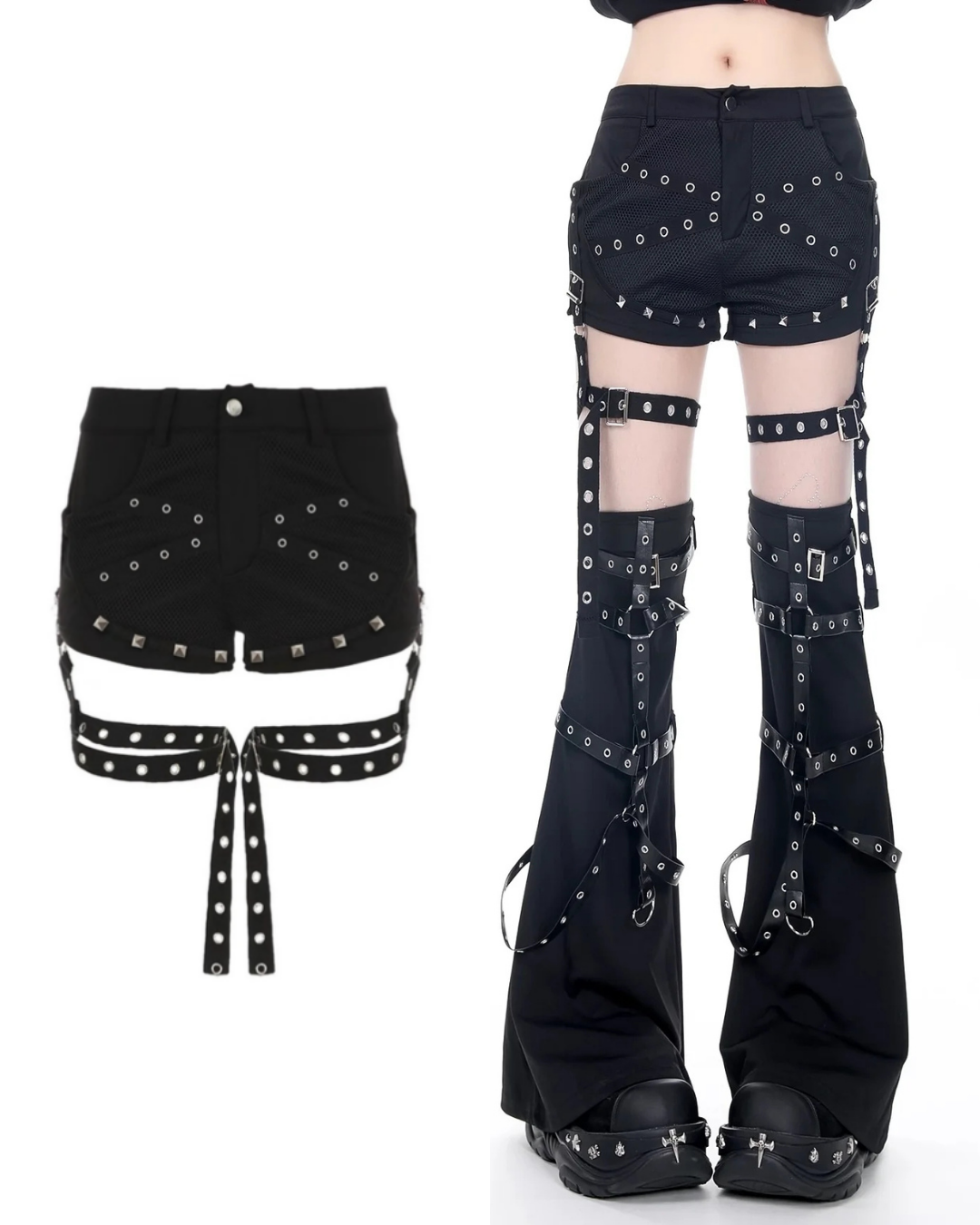 ベルトストラップホットパンツ / VO1229