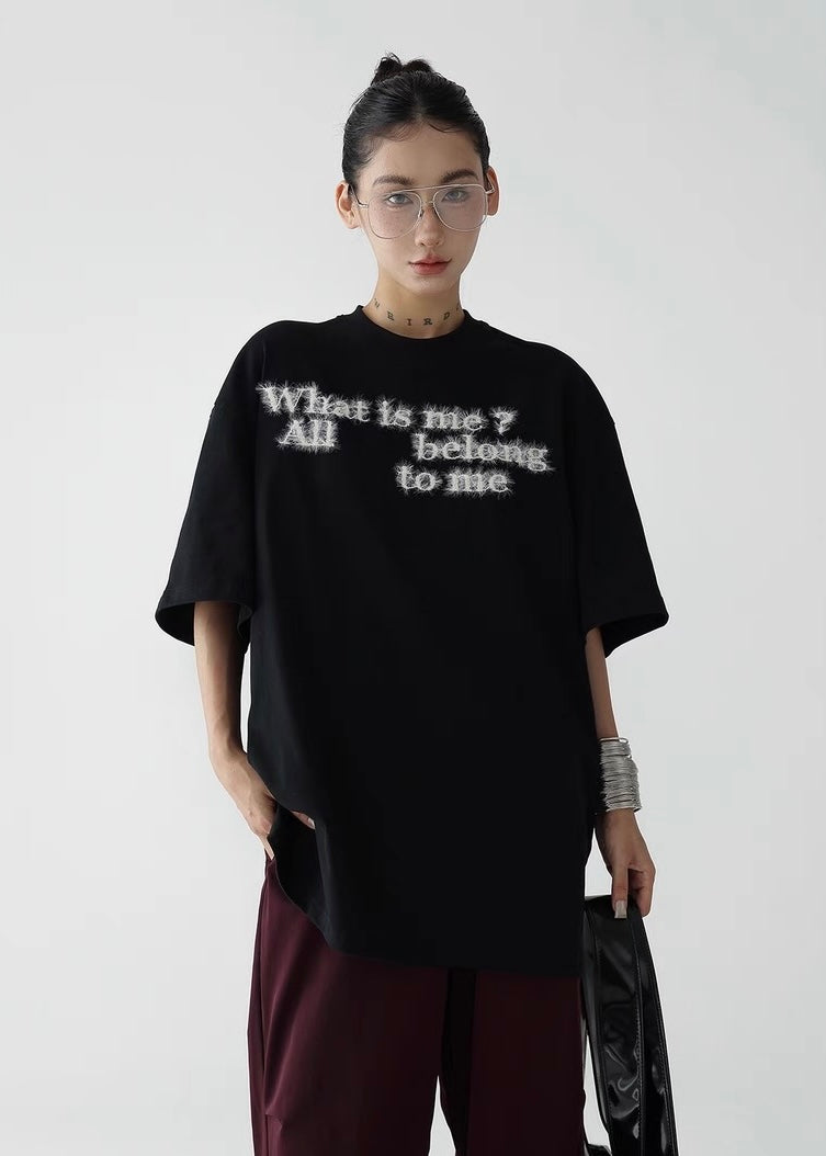 Loose casual round neck short sleeve T-shirt / AS1260