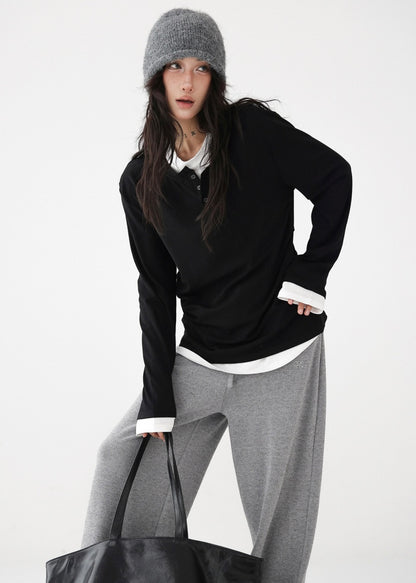 Two-piece long sleeve shirt / AS1193 