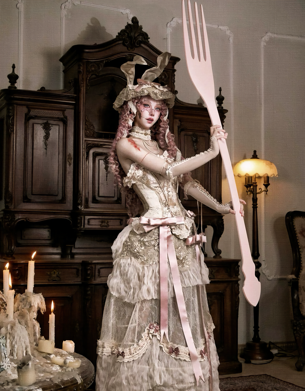 Love Fishbone Rococo Top Set / DR08