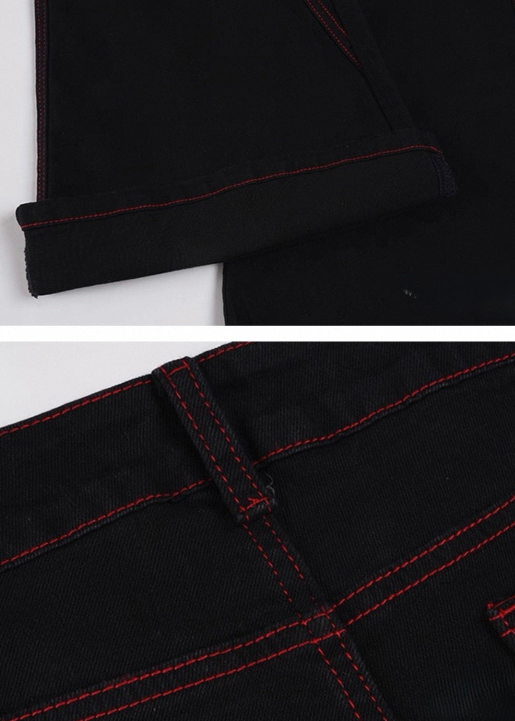 フレアステッチデニムパンツ/ VO1258