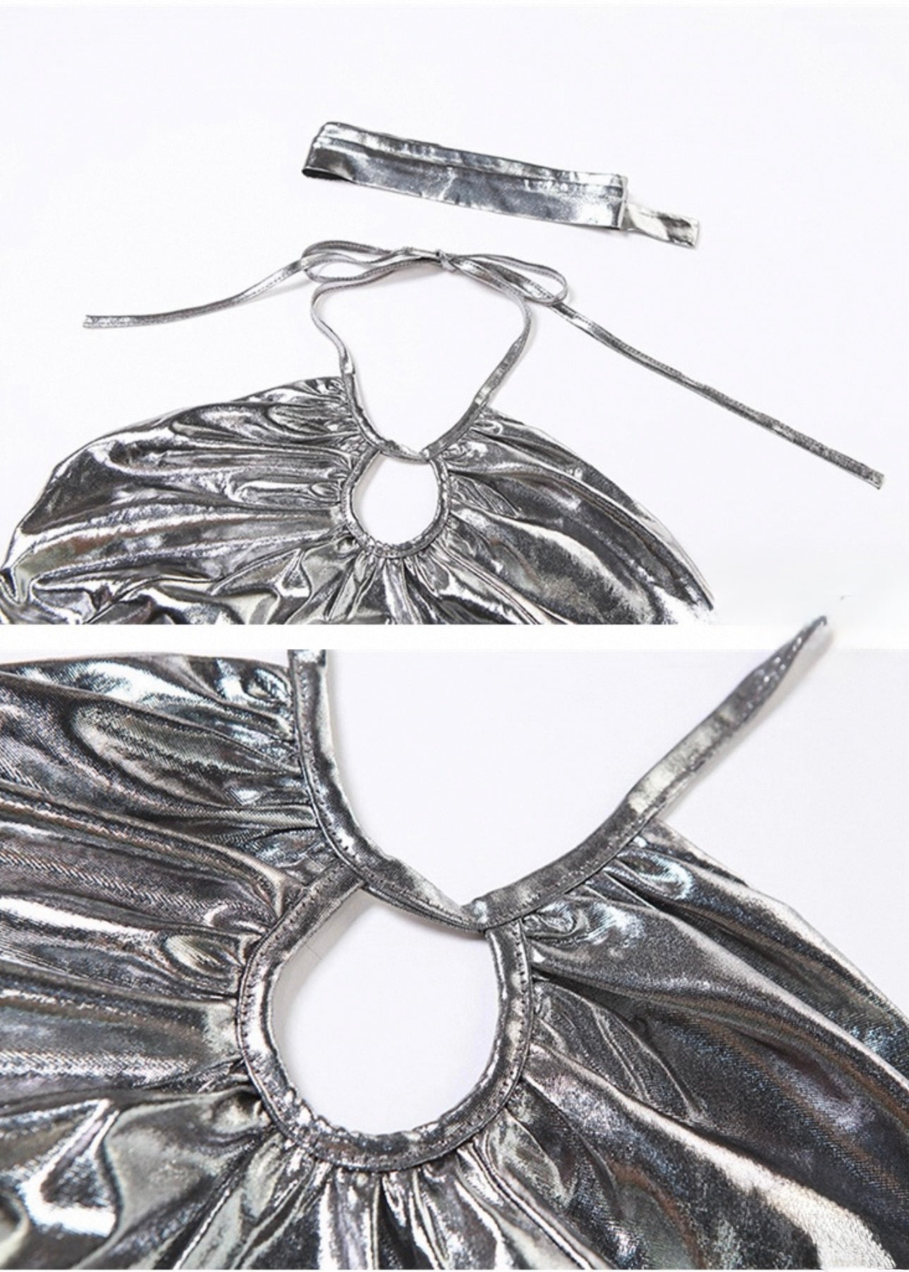 メタリックホルダーチューブトップ / VO1141