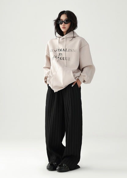 Loose straight wide pants / AS1201 