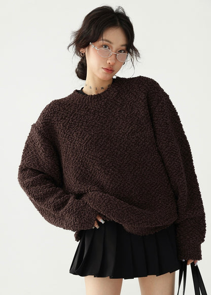 round neck pullover sweater / AS1187 