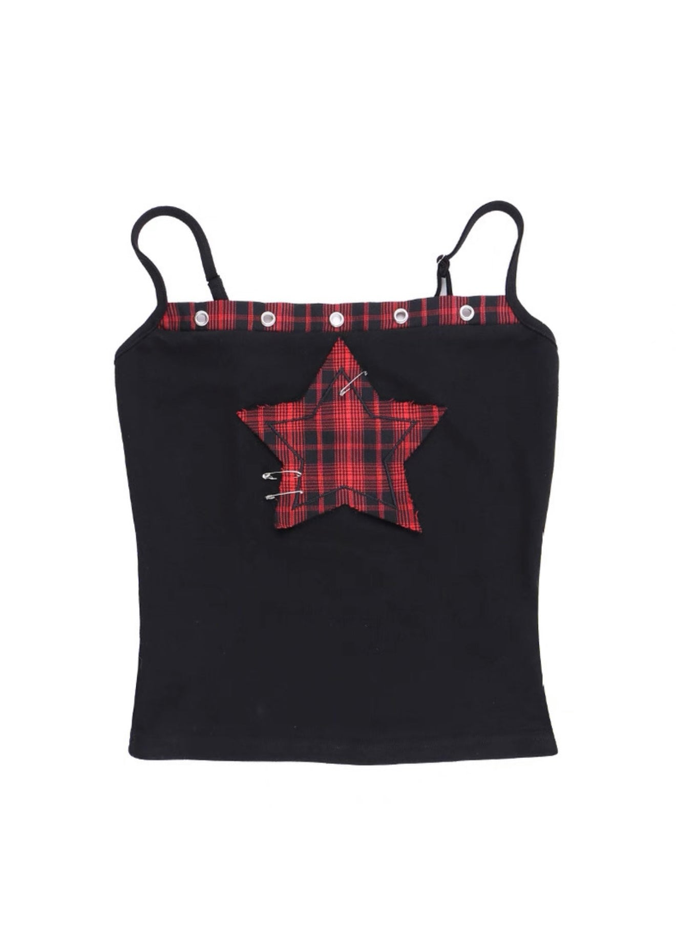チェック柄スターキャミソール / VO1198