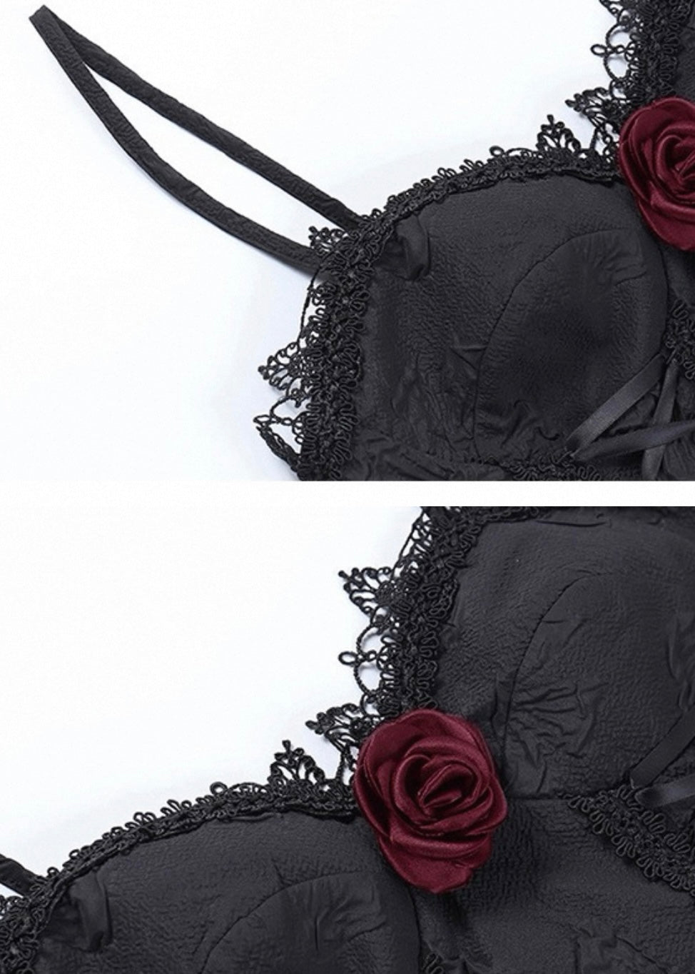 レースアップローズワンピース / VO1232